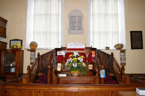 Harvest at the chapel, Capel Iwan